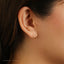 Open Circle Stud Earring, Unisex, Gold, Silver SHEMISLI - SS131