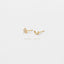Mismatched Moon and Star Stud, Celestial Earrings, 5 Pointed Star CZ Studs, Mini Studs, Unisex, Gold, Silver SS085