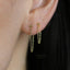 Simple Chain Dangle Earring, Unisex, Gold, Silver SHEMISLI SS197, SS198