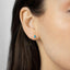 CZ Baguette Stud Earring, White Emerald Turquoise Sapphire Black Opal, Unisex, Gold, Silver SHEMISLI SS217 SS218 SS284 SS285 SS286 SS287