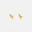 Tiny T-Rex Dinosaur Threadless Flat Back Earrings, 20,18,16ga, 5-10mm Unisex, Surgical Steel SHEMISLI SS932
