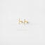 Tiny Lightning Stud Earring, Unisex, Gold, Silver SHEMISLI - SS860 LR
