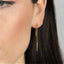 Bar Dangle Chain Stud Earring, Unisex, Gold, Silver SHEMISLI SS199