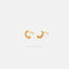 Star on Moon Stud Earring with Butterfly Backing, Unisex, Gold, Silver SHEMISLI - SS326 LR