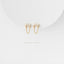Gemstone Bar Stud, Earring, Minimalist Style, A-SS145 SS265 SS266 SS267 SS268