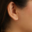 Dotty Open Circle Stud, Earring, Minimalist Style, A-SS132
