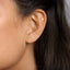 Tiny Hummingbird Stud Earring, Unisex, Gold, Silver SS709 Butterfly End, SS710 Screw Ball End (Type A) LR
