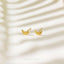 Tiny Bat Stud Earring, Unisex, Gold, Silver SHEMISLI SS883 Butterfly End, SS884 Screw Ball End (Type A)