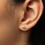 Tiny Bee Stud Earring, Unisex, Gold, Silver SHEMISLI SS681 Butterfly End, SS682 Screw Ball End (Type A)