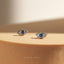 Evil Eye CZ Stud Earring, Protection Stud, Unisex, Gold, Silver SHEMISLI SS048 Butterfly End, SS972 Screw Ball End (Type A)