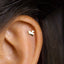 Tiny Flying Pig Stud Earring, Unisex, Gold, Silver SHEMISLI SS839 Butterfly End, SS840 Screw Ball End (Type A) LR