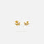 Tiny Star Cluster Stud, Unisex, Gold, Silver SHEMISLI SS437 Butterfly End, SS438 Screw Ball End (Type A) LR