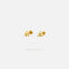 Tiny Opal Clover Flower Stud, Unisex, Gold, Silver SHEMISLI SS184 Butterfly End, SS461 Screw Ball End (Type A)