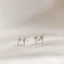Tiny Dragonfly Stud Earring, Unisex, Gold, Silver SS815 Butterfly End, SS816 Screw Ball End (Type A) LR