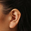 Tiny Llama Stud Earring, Lama alpaca Jewelry, Unisex, Gold, Silver SHEMISLI - SS252 Butterfly End, SS493 Screw Ball End (Type A) LR