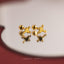 Tiny Frog Stud Earring, Unisex, Gold, Silver SS699 Butterfly End, SS700 Screw Ball End (Type A) LR
