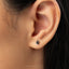 Tiny High Five Hand Sign Gesture Stud, Palm Earring, Unisex, Gold, Silver SHEMISLI SS671 Butterfly End, SS672 Screw Ball End (Type A) LR