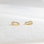 Tiny Safety Pin Stud Earring, Unisex, Gold, Silver SHEMISLI SS803 Butterfly End, SS804 Screw Ball End (Type A) LR