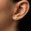 Tiny Frog Stud Earring, Unisex, Gold, Silver SS699 Butterfly End, SS700 Screw Ball End (Type A) LR
