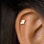 Happy Elephant Stud, Butterfly End or Screw Ball End Earring, Minimalist Style, A-SS496 SS497