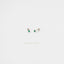 Emerald 4-Point Star Stud, Butterfly End or Screw Ball End Earring, Minimalist Style, A-SS760 SS171 SS862