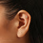 Dainty Marquise Flower Stud Earring, Unisex, Gold, Silver SHEMISLI SS973 Butterfly End, SS974 Screw Ball End (Type A)