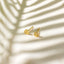 Tiny Volleyball Stud Earring, Unisex, Gold, Silver SHEMISLI SS871 Butterfly End, SS872 Screw Ball End (Type A)