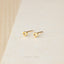Tiny Open Heart Stud, Unisex, Gold, Silver SHEMISLI SS431 Butterfly End, SS432 Screw Ball End (Type A)
