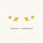 Tiny Flying Dragon Stud Earring, Unisex, Gold, Silver SHEMISLI SS829 Butterfly End, SS830 Screw Ball End (Type A) LR