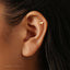 Dainty Dog Stud, Butterfly End or Screw Ball End Earring, Minimalist Style, A-SS881 SS882