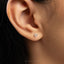 Button Stud, Butterfly End or Screw Ball End Earring, Minimalist Style, A-SS873 SS874