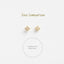 Tiny Star Stud Earring, Starburst CZ Stud, Celestial Earring, Unisex, Gold, Silver SS035 Butterfly End, SS351 Screw Ball End (Type A)