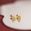 Tiny Figure Skates Stud Earring, Unisex, Gold, Silver SHEMISLI SS693 Butterfly End, SS694 Screw Ball End (Type A) LR
