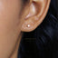 Tiny Star Stud Earring, Celestial Earrings, Unisex, Gold, Silver SHEMISLI SS018 Butterfly End, SS758 Screw Ball End (Type A)