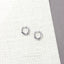 Sleek Pointed Oval Hoop, Huggies Earring, Minimalist Style, A-SH559