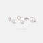 Double Thin Hoop, Huggies Earring, Minimalist Style, A-SH245 SH246 SH247 SH248 SH249 SH250