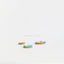 Simple Turquoise CZ Hoop Earring, Huggies, Unisex, Gold, Silver SHEMISLI SH126, SH127, SH128, SH129, SH130, SH131
