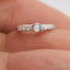 Opal Bezel Hoop, Huggies Earring, Minimalist Style, A-SH267