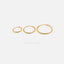 Large Thin Hoop, Light weight Huggies, Unisex, Gold, Silver SHEMISLI - SH268, SH152, SH269