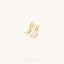 Baroque Pearl Drop Hoop Earring, Huggies, Unisex, Gold, Silver SHEMISLI - SH123