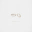 Long Oval Hoop Earring, Unisex, Gold, Silver SHEMISLI - SH209