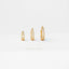 Simple CZ Hoop Earring, Huggies, 6, 7, 8, 9, 10mm Unisex, Gold, Silver SHEMISLI SH180, SH181, SH182, SH183, SH184