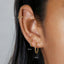 Twisted Wire Hoop, Huggies Earring, Minimalist Style, A-SH396, SH397, SH398, SH399, SH033