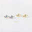 Evil Eye CZ Hoop, Earring Unisex, Gold, Silver SHEMISLI SH089