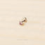 Tiny Alexandrite Lavender Threadless Flat Back Tragus Stud, June Birthstone 20,18,16ga 5-10mm Unisex, Surgical Steel SS611