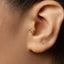 Tiny Double Star Tragus Threadless Flat Back Earring, 20,18,16ga, 5-10mm Unisex, Surgical Steel SHEMISLI SS868