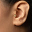Tiny Daisy Threadless Flat Back Tragus Earring, April Birth Flower, 20,18,16ga, 5-10mm Unisex, Surgical Steel SHEMISLI SS1050