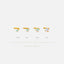 Opal Nose Stud, L Bend or Corkscrew, Minimalist Style, A-SS421 SS397 SS778