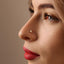 Tiny Triangle Threadless Flat Back Nose Stud, 20,18,16ga, 5-10mm Unisex, Surgical Steel SHEMISLI SS730