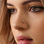 Tiny Feather Threadless Flat Back Nose Stud, 20,18,16ga, 5-10mm Unisex, Surgical Steel SHEMISLI SS919
